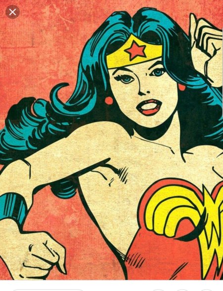 Вандер вумен поп арт