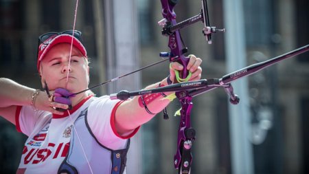 Ксения перова стрельба из лука