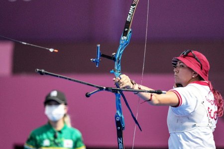 Елена осипова стрельба из лука