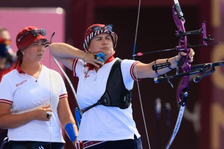 Елена осипова стрельба из лука