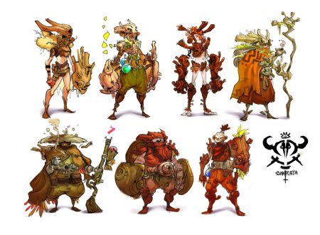 Стилизованные персонажи