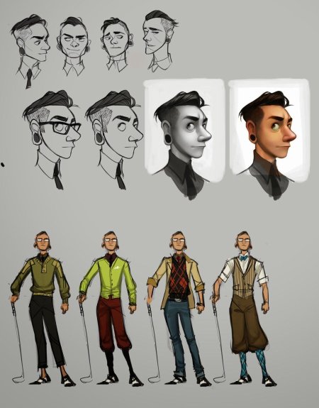 Стили рисования персонажей