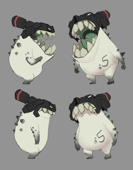 Дизайн персонажей монстры