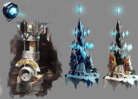 Изометрия концепт арт атлантида