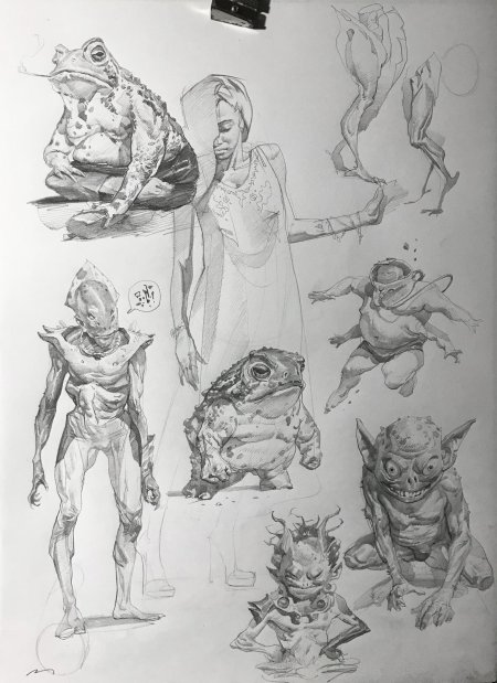 Скетчи монстров