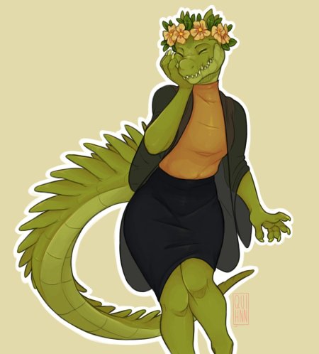 Фурри крокодил самка