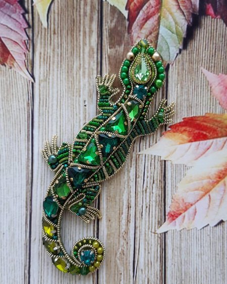 Хозяйка медной горы ящерка