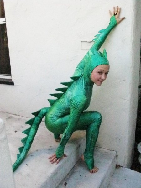 Костюм ящерицы