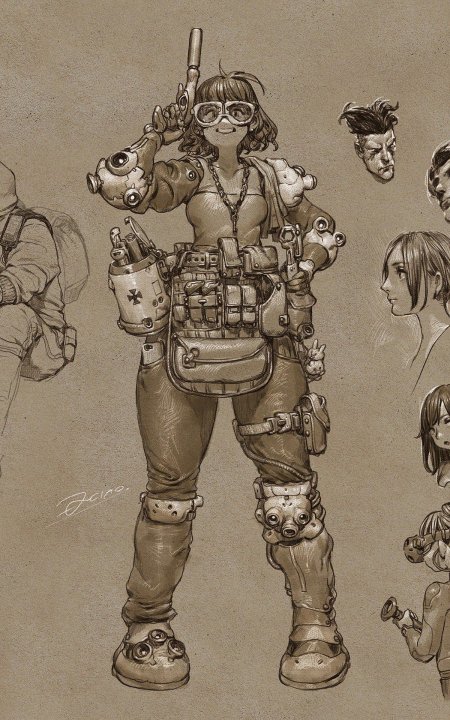 Эскиз персонажа