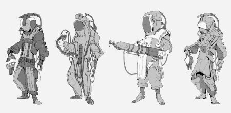 Биошок концепт арты персонажей