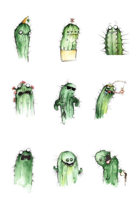 Веселый кактус