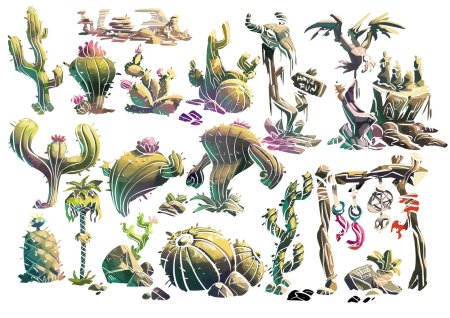 Кактус концепт арт