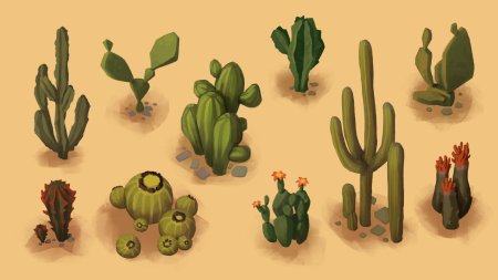 Концепт-арты кактуса