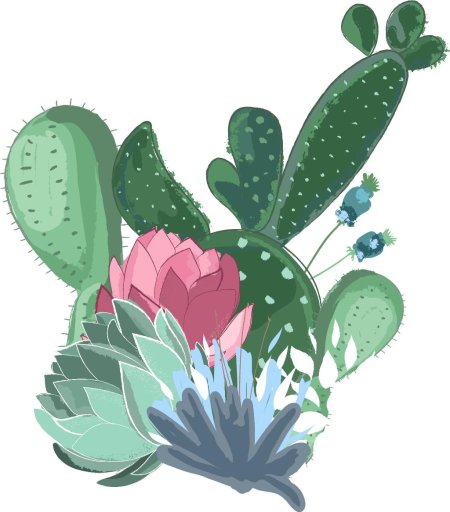 Стикеры кактусы