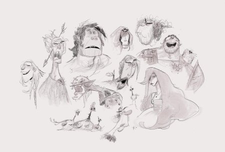 Скетчи персонажей