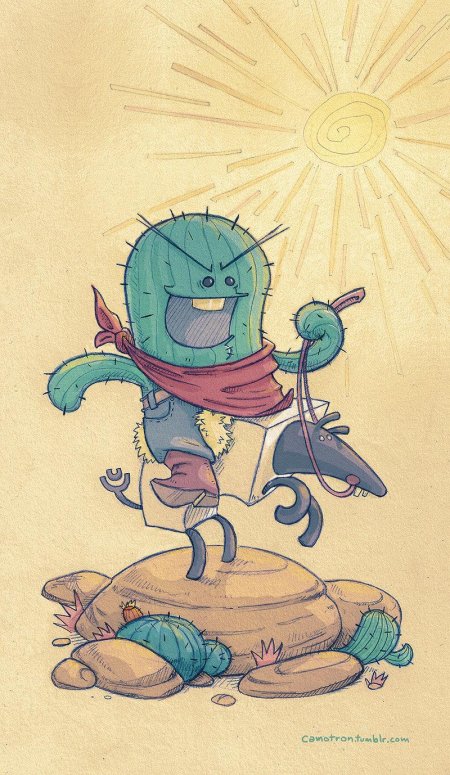 Кактус персонаж