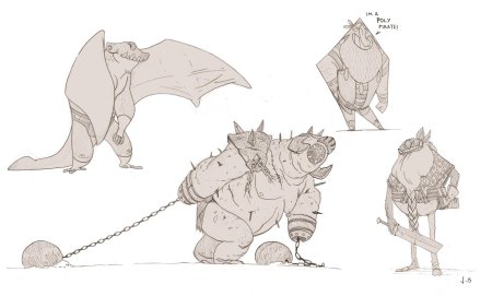 Дизайн персонажей концепт-арт