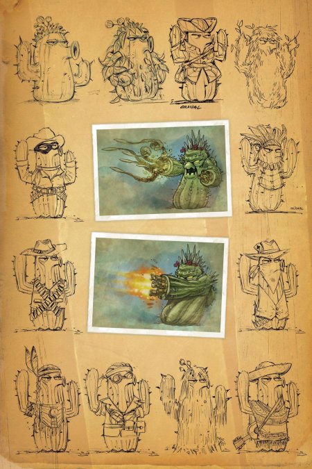 Растения против зомби концепт арт