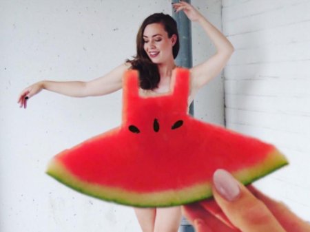 Арбузная фотосессия