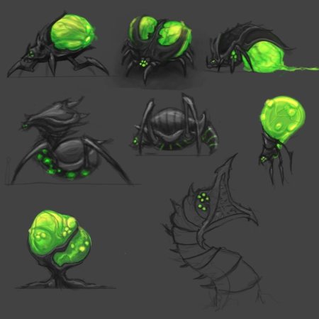Starcraft зерги концепт