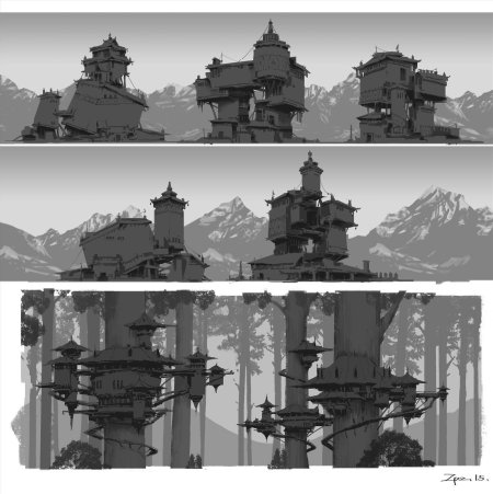 Концепт арт окружения