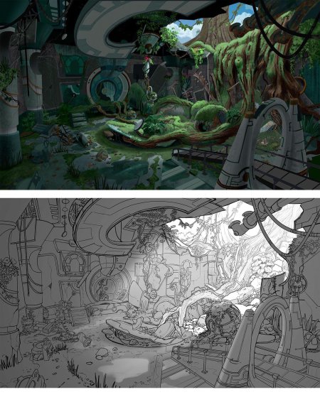 Концепт арт локации