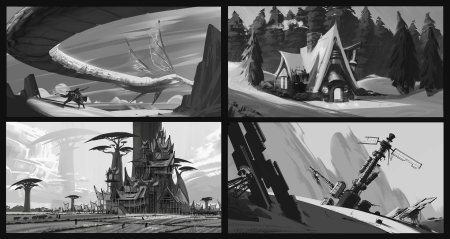 Концепт арт окружения