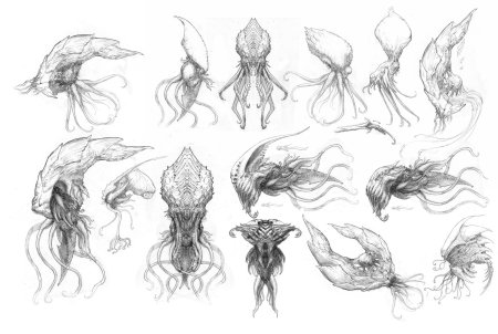 Монстры концепт арт