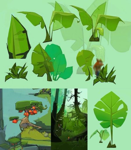 Растения иллюстрация