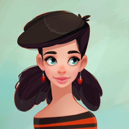 Девушка иллюстратор