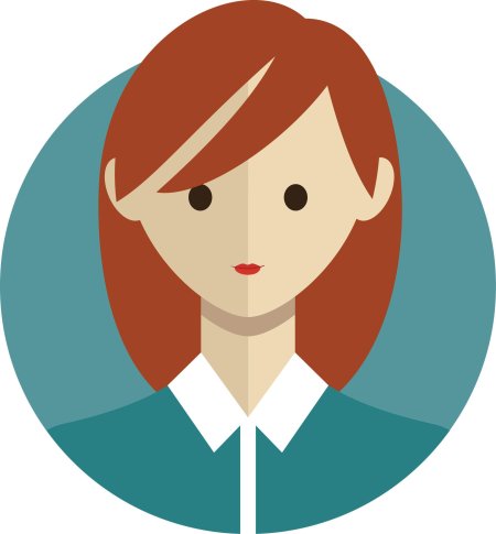 Иконка женщина