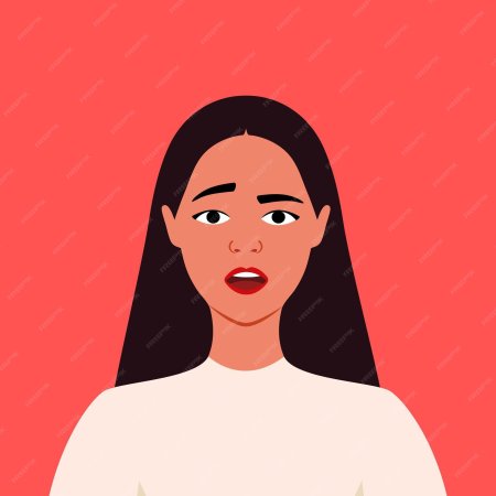 Лицо девушки вектор