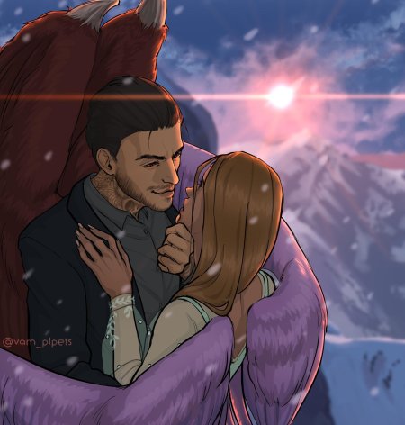 Вики и люцифер арт секрет небес