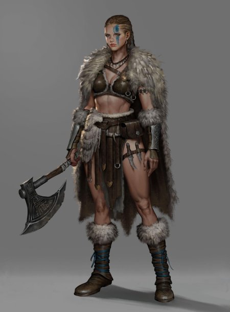 Викинги арт скандинавия воительница