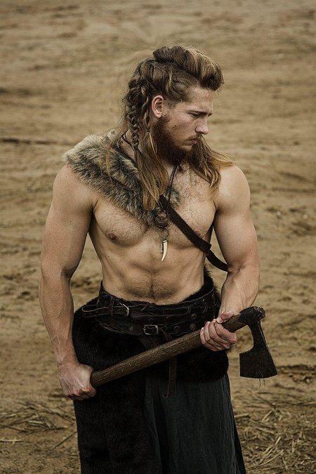 Коса викинга мужская