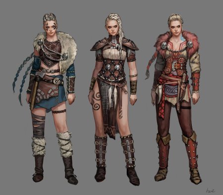 Женщина викинг