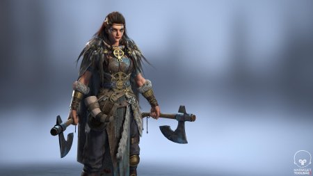 Девушка викинг