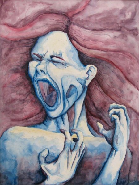 Крик иллюстрация