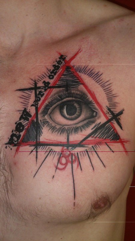 Всевидящее око тату