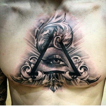 Глаз гора всевидящее око тату