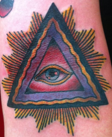 Тату всевидящее око