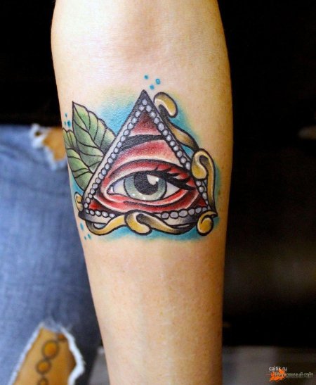 Тату всевидящее око