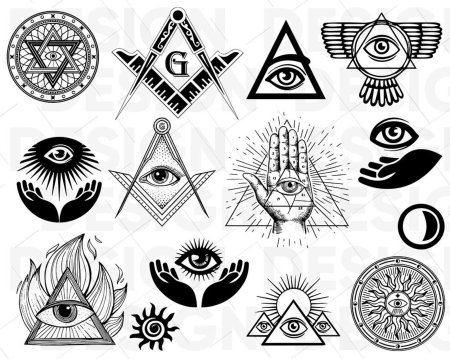 Иллюминаты и масоны тату