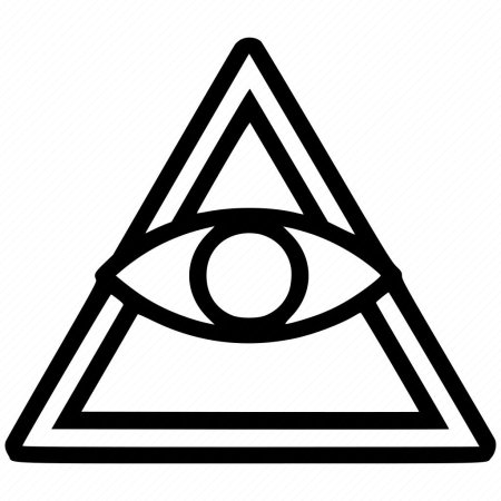 Символ масонов пирамида