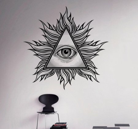 Всевидящее око тату эскиз