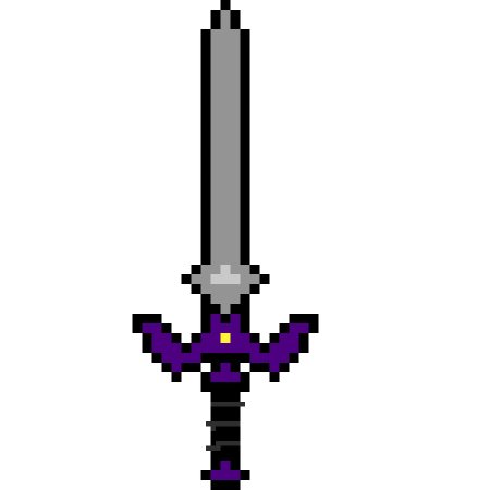 Пиксель арт меч