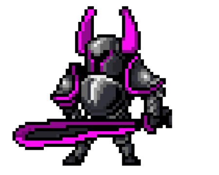 Shovel knight пиксель арт