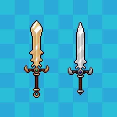 Меч пиксельный