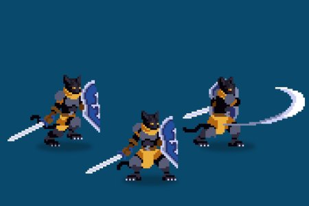 Пиксельные рыцари