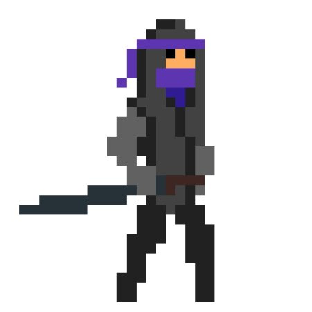 Персонаж для д игры пиксельный